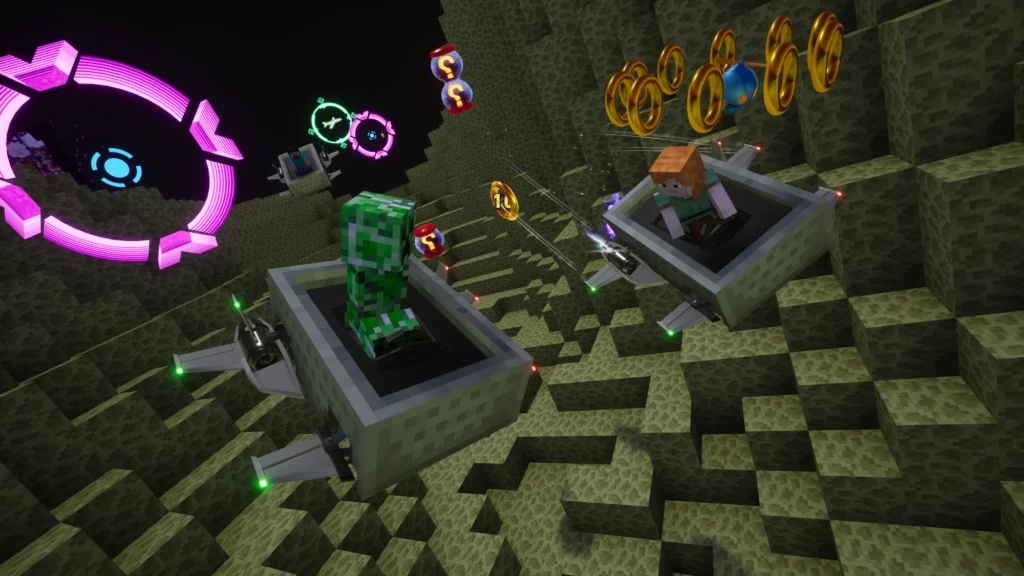 Minecraft Pack Speeds into Sonic Racing: CrossWorlds With Steve, Alex, Creeper and a Blocky New Course 2 Minecraft Pack Speeds into Sonic Racing: CrossWorlds With Steve, Alex, Creeper and a Blocky New Course 2