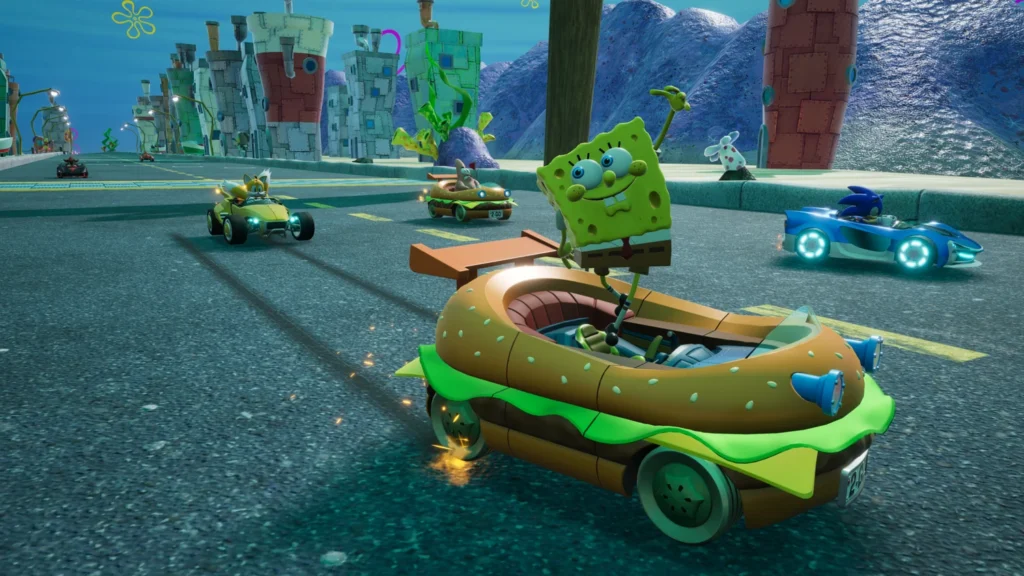 SpongeBob SquarePants Joins Sonic Racing: CrossWorlds With Release of DLC Pack 1 SpongeBob SquarePants Joins Sonic Racing: CrossWorlds With Release of DLC Pack 1
