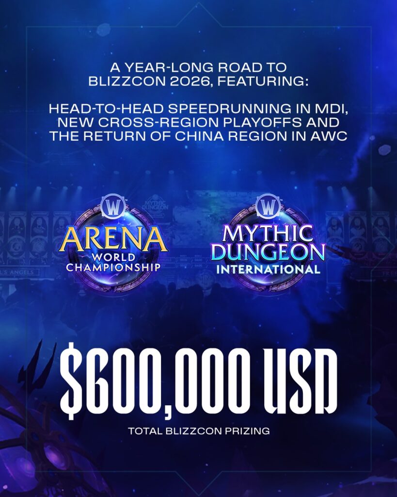 Blizzard Entertainment Outlines Esports Schedule And Prize Pools For BlizzCon 2026 2