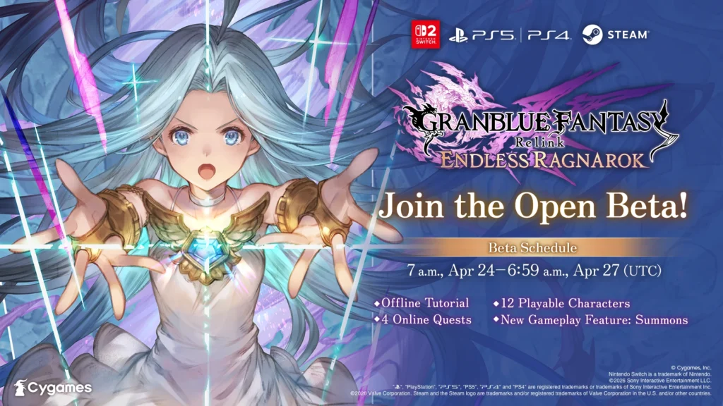 Cygames Announces Open Beta Test For Granblue Fantasy: Relink - Endless Ragnarok 1