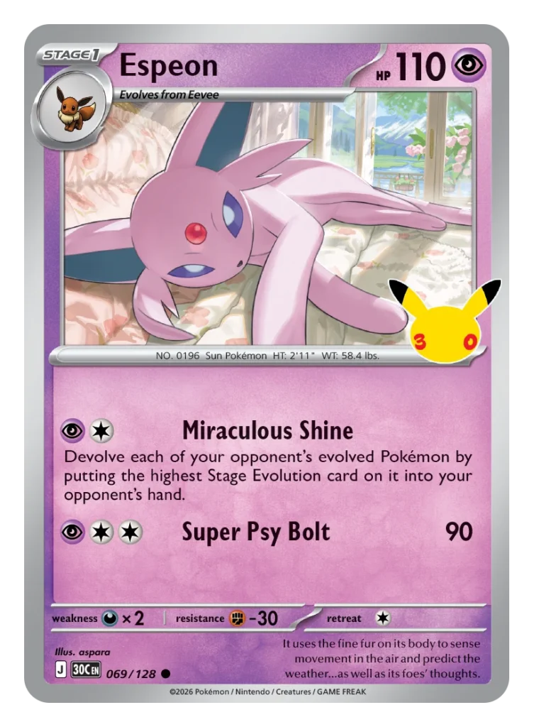 Pokémon Trading Card Game Marks 30 Years With 30th Celebration Expansion 7 Pokémon Trading Card Game Marks 30 Years With 30th Celebration Expansion 7