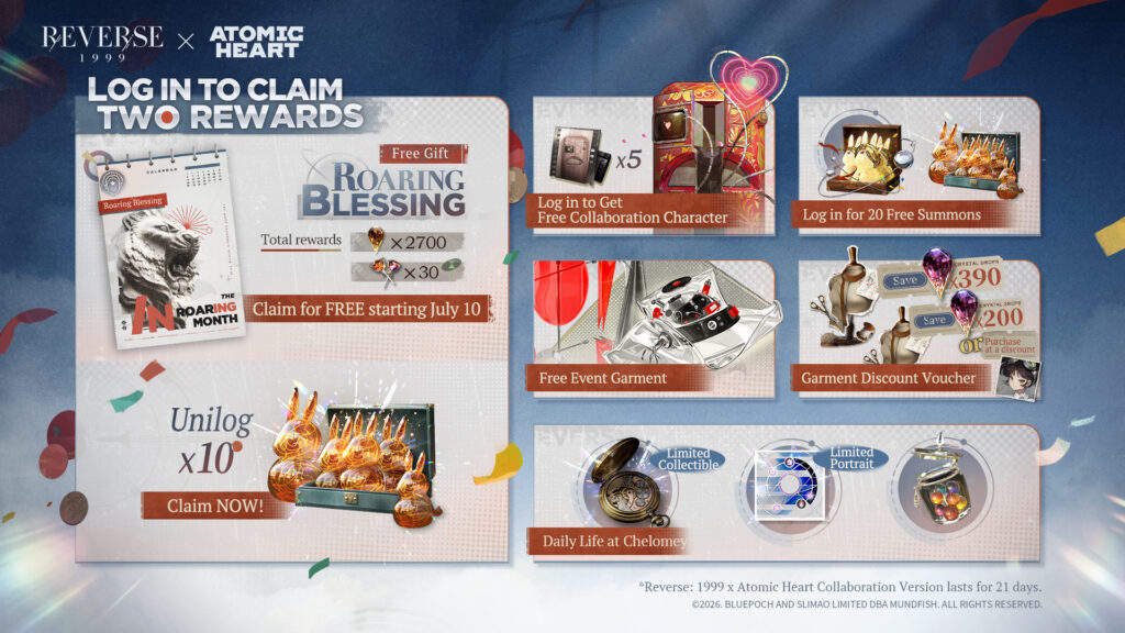 Reverse: 1999 x Atomic Heart Collaboration Arrives 23 July In First Globally Synchronised Update 4 Reverse: 1999 x Atomic Heart Collaboration Arrives 23 July In First Globally Synchronised Update 4