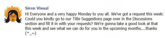 titlesuggest Siren Visual Requesting Your Suggestions for Titles 1