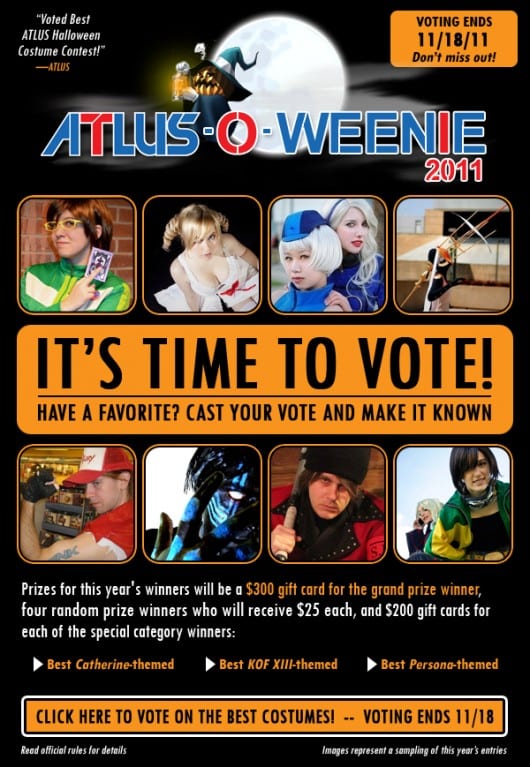 Vote For Your Favourite ATLUS-O-Weenie 2011 Entrant! 1