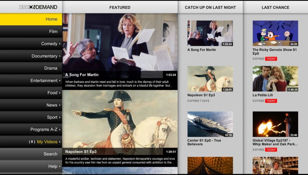 PS3 app SBS on Demand (Australia) Now Available on the Playstation 3 1