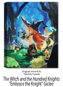 witchgiclee NIS America Release "The Witch and the Hundred Knights" Giclee 1