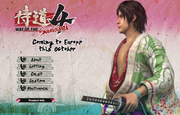 NISSamurai NIS America Release Website for Their European Release of Way of the Samurai 4 1