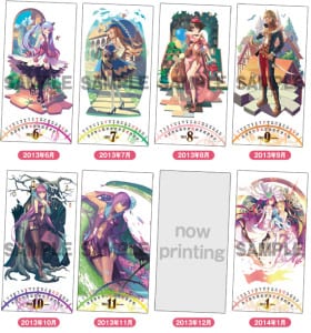 cal2 Tokitowa to Receive Famitsu DX Edition, Features Wall-Scroll and Art of Vofan Desktop Calendar 4