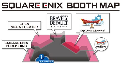 Square Enix Unveil (Rather Simple) Tokyo Game Show 2012 Booth Map 1