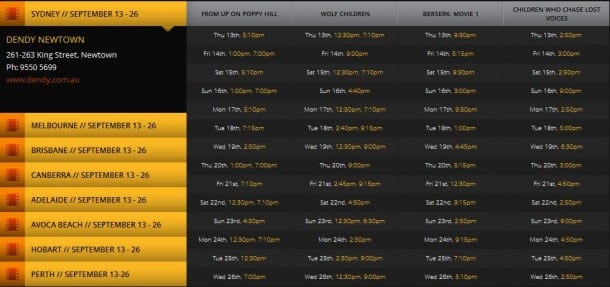 Dendy Newtown A Quick Reminder - Reel Anime 2012 Begins Today 2