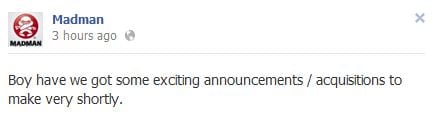 Madman Madman Entertainment Have Some "Exciting Announcements / Acquisitions" to Make in the Next Week 1