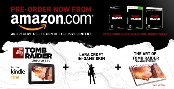 Amazon Square Enix Announce North American Pre-Order Bonuses for Tomb Raider 2