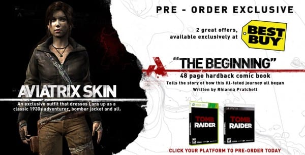 BestBuy Square Enix Announce North American Pre-Order Bonuses for Tomb Raider 3