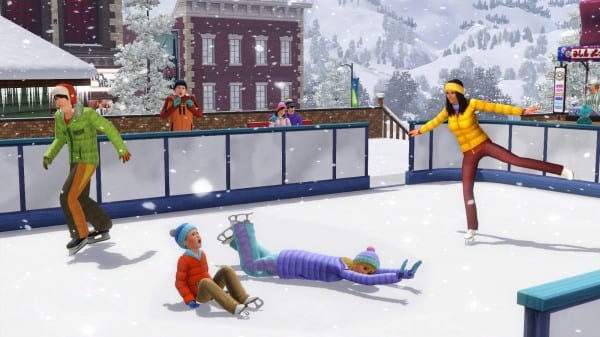 ts3_seasons_winter_iceskating Some Very Wintry Screenshots Released for The Sims 3 Seasons 1