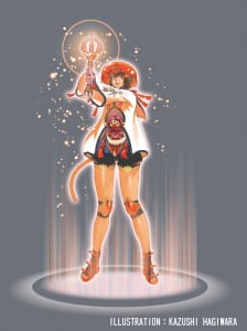 Geomancer, one of the two new playable classes included in this pack.