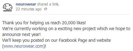 Neurowear Announce They Have a New Project to Announce Next Year 1 Neurowear