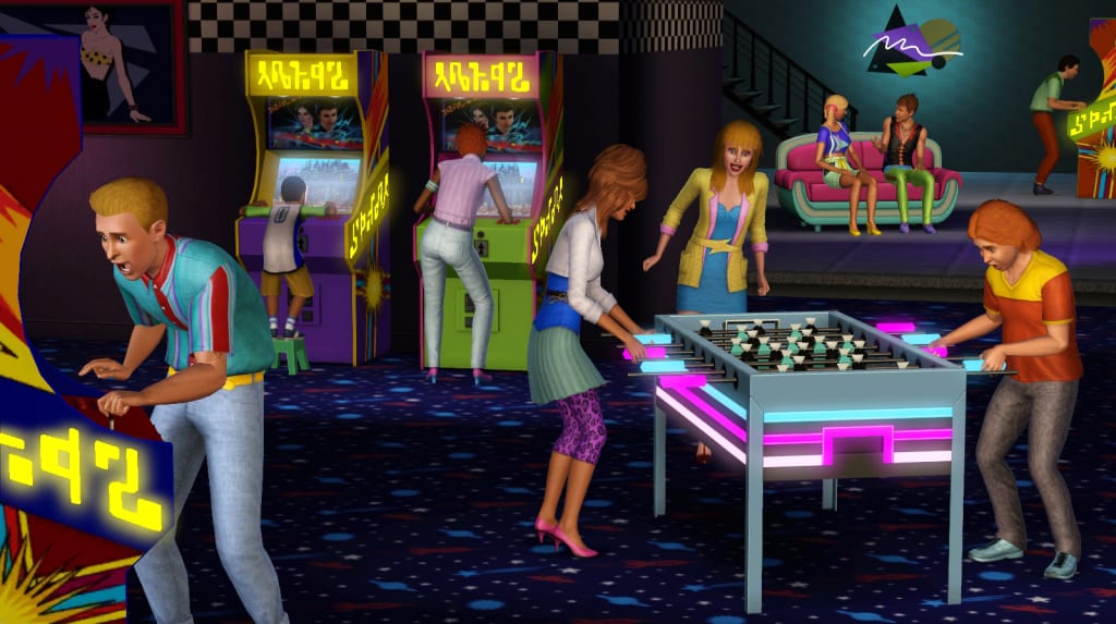 Electronic Arts Release The Sims 3 70's 80's & 90's Stuff Pack 1 ts3_70s80s90s_80s_arcadegames