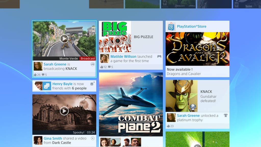 New Playstation 4 User Interface Images Surface 1 9351642801_f62dd32cb3_o