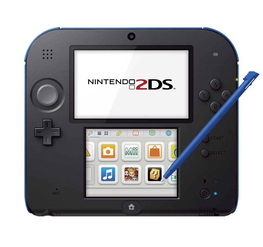 Nintendo of Australia Preview 2013 First and Third Party Release Schedule for Region 1 Nintendo 2DS Black + Blue
