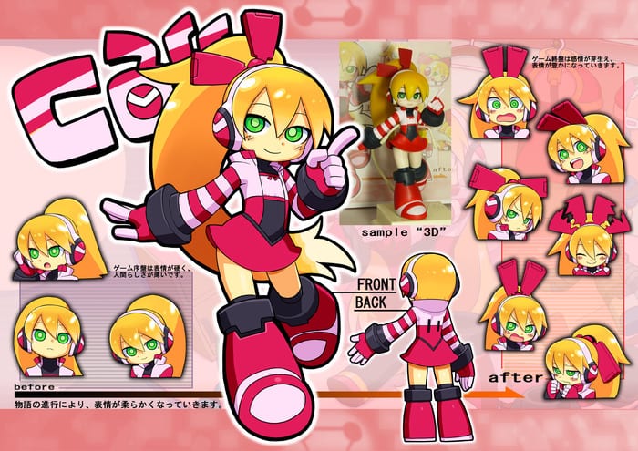 Comcept Announce Community Voted Design for Mighty No. 9's Heroine Call 1 62232e53d317a8ecb7a445cea67db11c_large