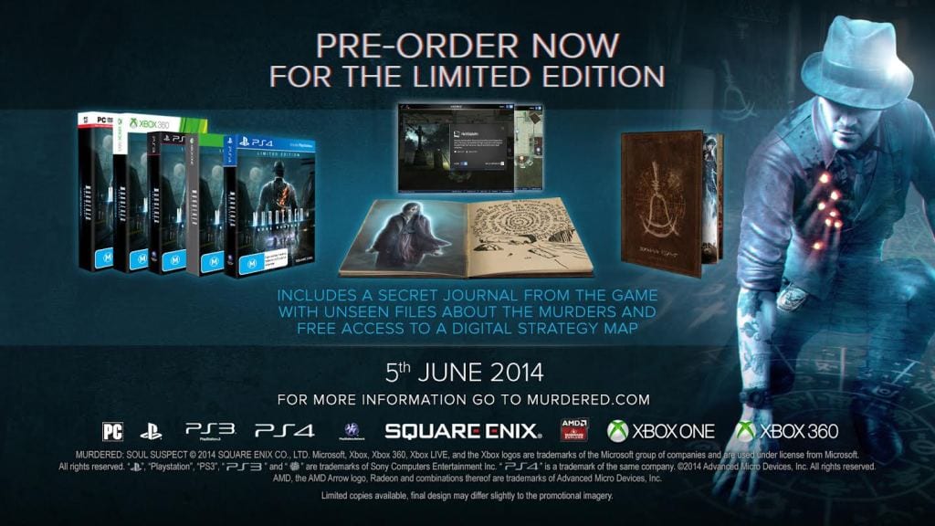 Limited Edition Announced for Murdered: Soul Suspect in Australia and New Zealand 1 unnamed