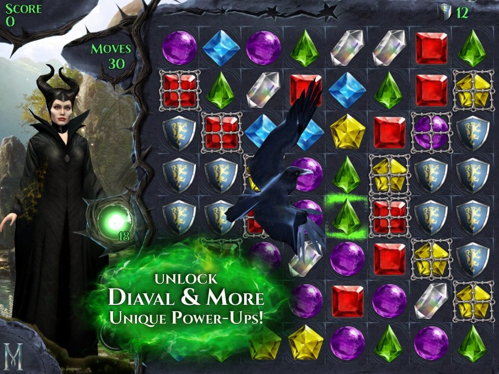 Disney Interactive Games Release Maleficent Free Fall on iOS, Android and Windows Devices 2 S3_ipad_English