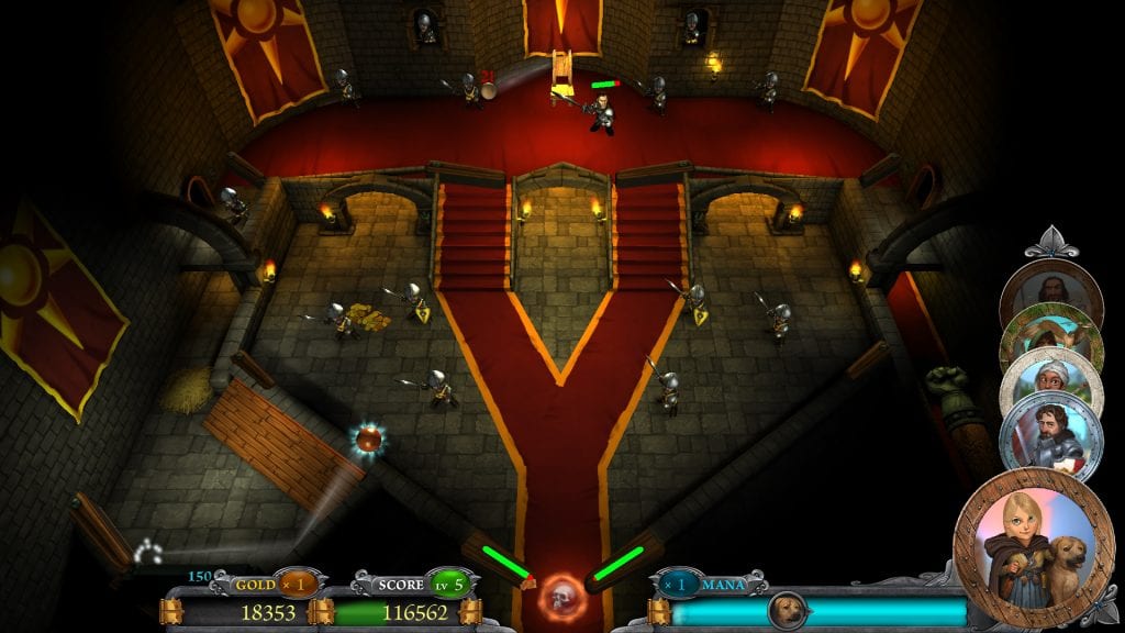 ATLUS USA Announce Pinball RPG 'Rollers of the Realm' 2 rollers-of-the-realm-throne-room-01