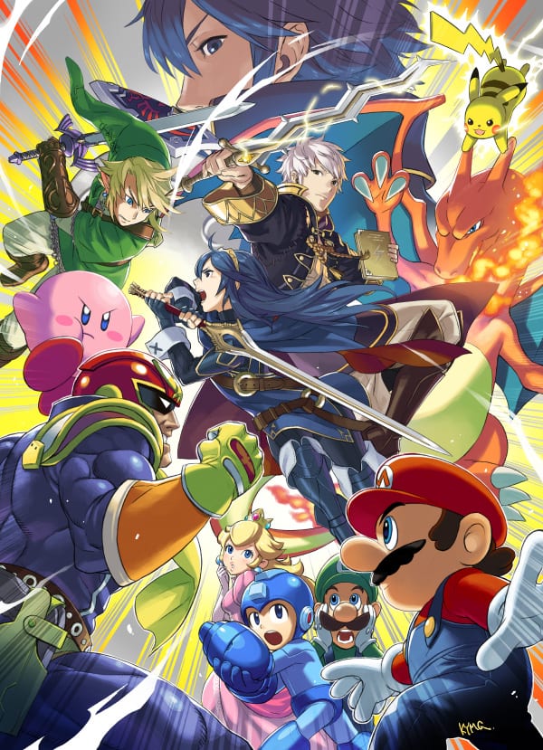 New Fighters Confirmed for Super Smash Bros. 1 illust-modal