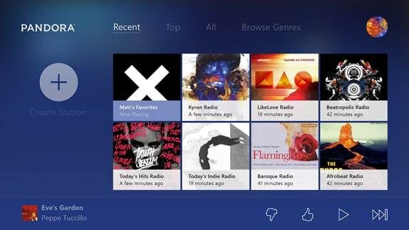 Pandora Now Available on Xbox One in Australia and New Zealand 1 unnamed_result