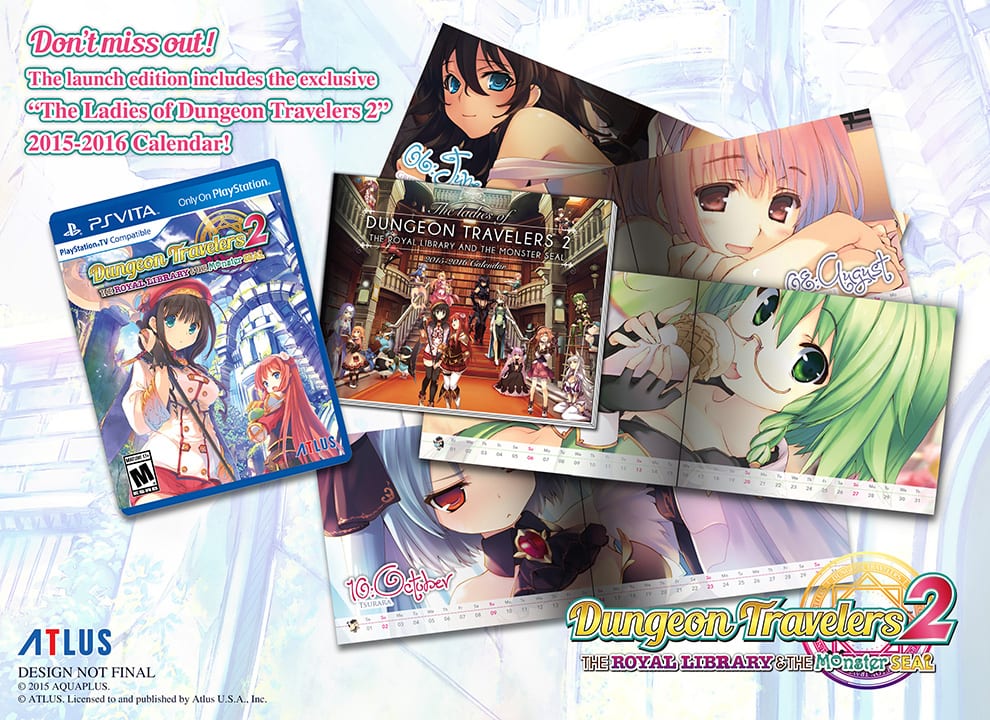 ATLUS USA Announce Pre-Order Bonuses for Dungeon Travellers 2 1 DT2_GlamShot