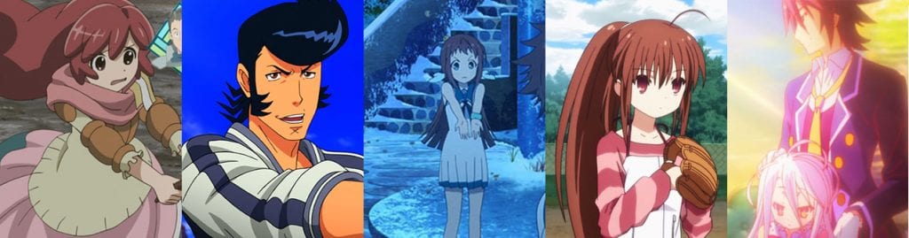 The Otaku's Study's Australian Anime Release of the Year 2015 - Award Winners 1 Award Nominees: Log Horizon, Space Dandy, Nagi no Asukara, Little Busters! Refrain, No Game No Life