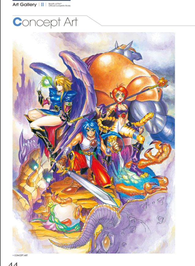 Hardcover Breath of Fire Design Compendium to be Published in May 5 Hardcover Breath of Fire Design Compendium to be Published in May 5