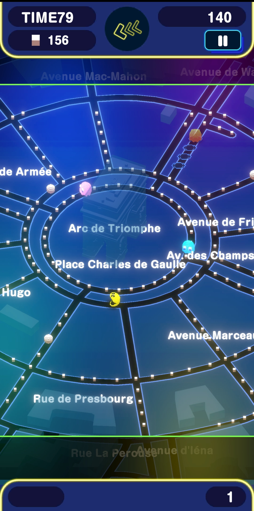 Pac-Man Geo Turns Real World Geographic Data into New Levels 5