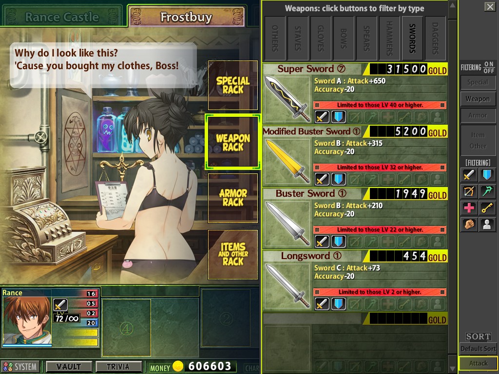 [18+] MangaGamer Open Pre-Orders for Rance Quest Magnum 26