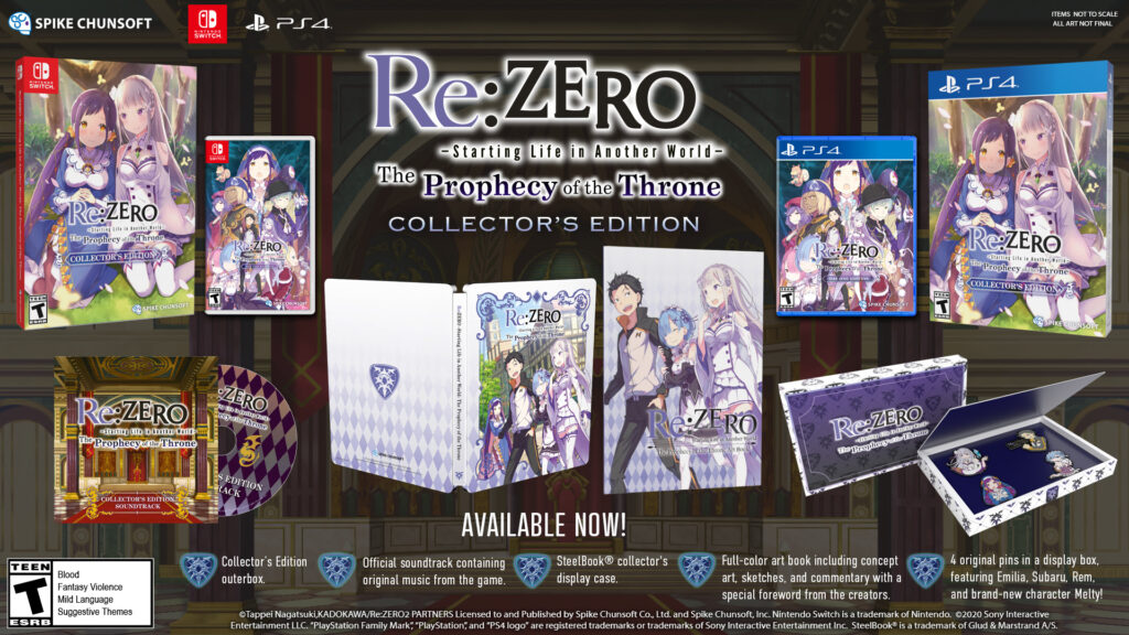 Re:Zero Video Game Launches in North America on PS4, Switch, PC 1 Re:Zero Video Game Launches in North America on PS4, Switch, PC 1