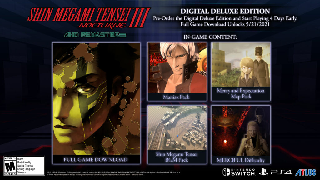 Shin Megami Tensei III Nocturne HD Remaster Launches in May 2021 1 Shin Megami Tensei III Nocturne HD Remaster Launches in May 2021 1