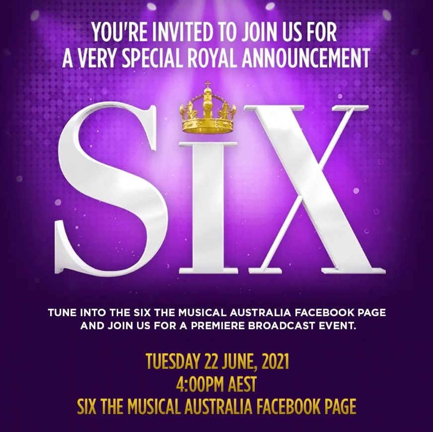 Six the Musical to Announce New Australian Tour on 22 June 1 Six the Musical to Announce New Australian Tour on 22 June 1