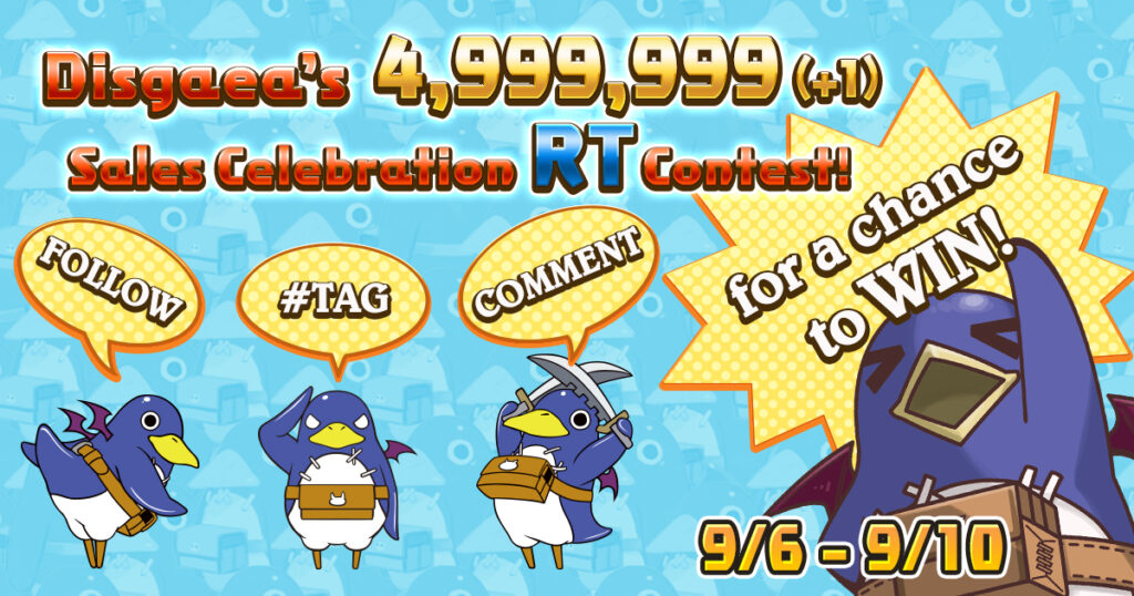 NIS America Announce Disgaea's 4,999,999 (+1) Sales Celebration 2