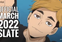 Sentai Outline March 2022 Anime Blu-ray Releases