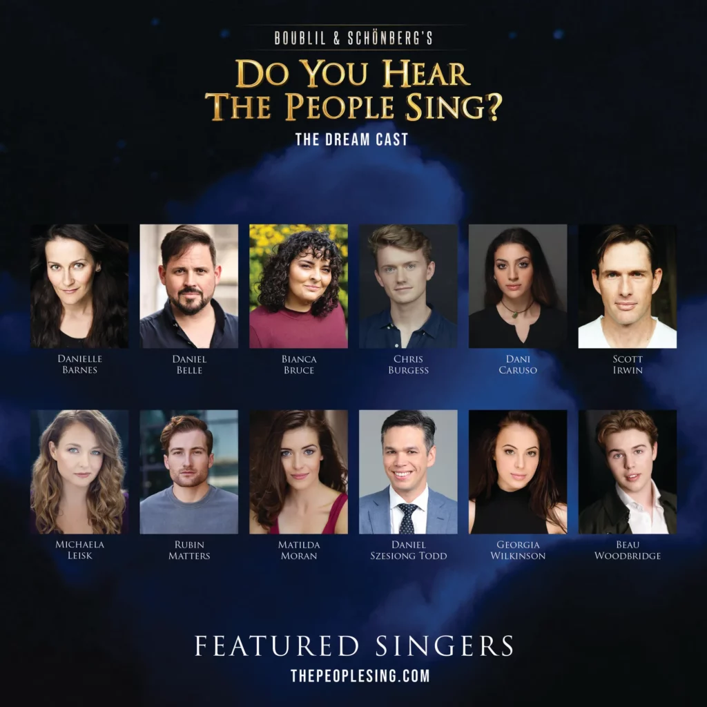 Australian Ensemble Cast Unveiled for Do You Hear the People Sing? 2