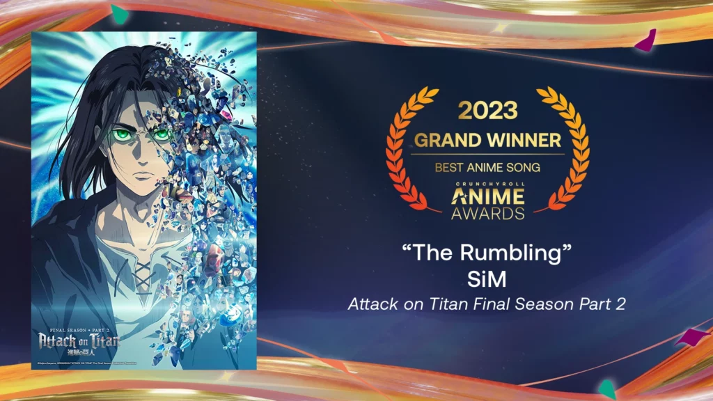 Winners of 7th Annual CrunchyRoll Anime Awards Unveiled in Live Ceremony This Weekend 3