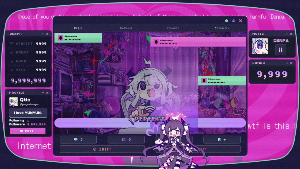 Psychological Rhythm Adventure Game 'Yunyun Syndrome!? Rhythm Psychosis' Unveiled for PC 2