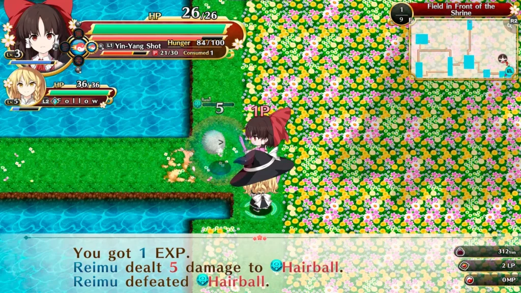 Fan-Made Touhou Project Game Touhou Genso Wanderer -FORESIGHT- Now Available on PlayStation 4 and Nintendo Switch 16