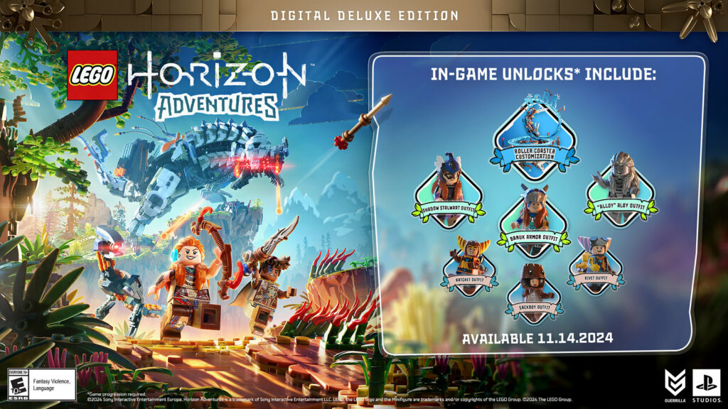 LEGO Horizon Adventures Set for November 2024 Release on PlayStation 5, Nintendo Switch, and PC 1 LEGO Horizon Adventures Set for November 2024 Release on PlayStation 5, Nintendo Switch, and PC 1