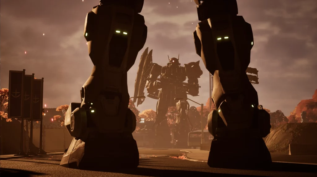 New Gundam-Themed Experience Launched in Fortnite: Gundam: Requiem for Vengeance Red vs Blue 3