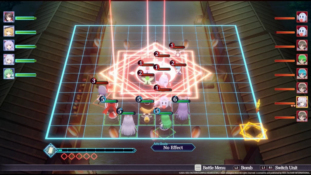 Touhou Spell Carnival - Battle Sequence