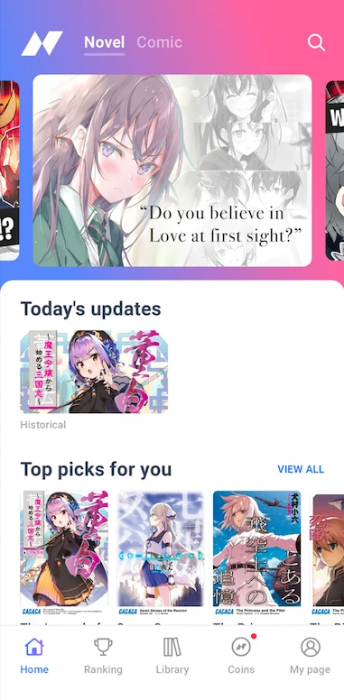 Shogakukan Launches NOVELOUS App for English Light Novels and Manga 5 Shogakukan Launches NOVELOUS App for English Light Novels and Manga 5