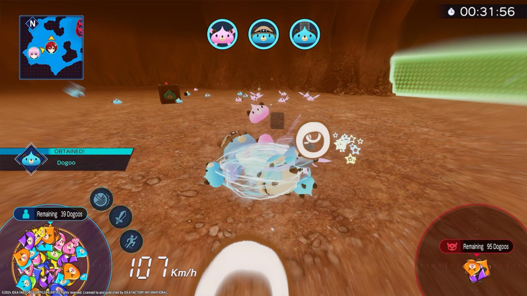 Neptunia Riders VS Dogoos 1