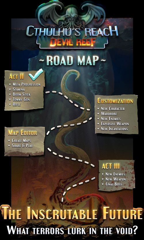 Cthulhu's Reach: Devil Reef is Steam Deck Certified, Shares Roadmap 1