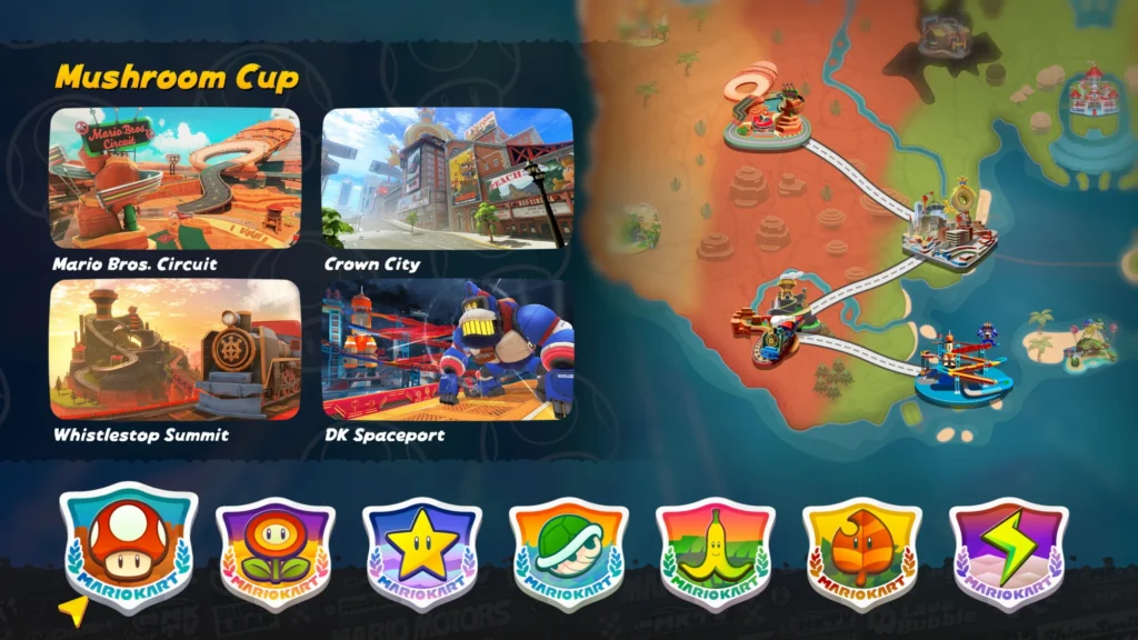 Mario Kart World to Launch with Nintendo Switch 2, Introducing Open Environments and Knockout Tour Mode 12